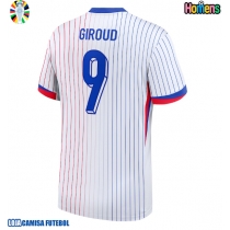 Camisa de Futebol França Olivier Giroud #9 Equipamento Secundário Europeu 2024 Manga Curta